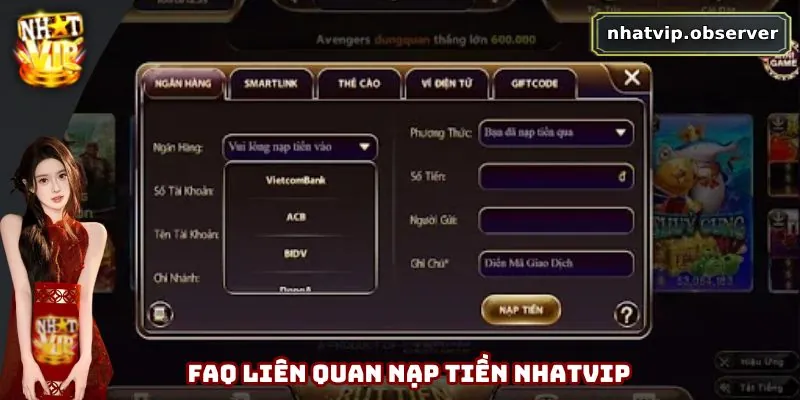 Nạp Tiền Nhatvip - Khám Phá Các Phương Thức Tiện Lợi Nhất 4 Một số các câu hỏi liên quan đến nạp tiền hệ thống Nhatvip